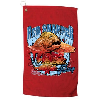 Red Snapper Fishing Golf Towel