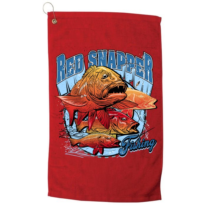 Red Snapper Fishing Golf Towel