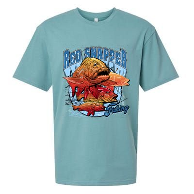 Red Snapper Fishing Sueded Cloud Jersey T-Shirt