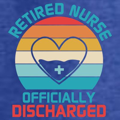 Retro Sunset Funny Retired Nurse Funny Nurse Retirement Quote T-Shirt