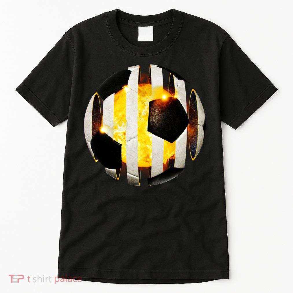 Ripped Soccer Futbol Fire Ball Tall T-Shirt