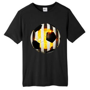 Ripped Soccer Futbol Fire Ball Tall Fusion ChromaSoft Performance T-Shirt