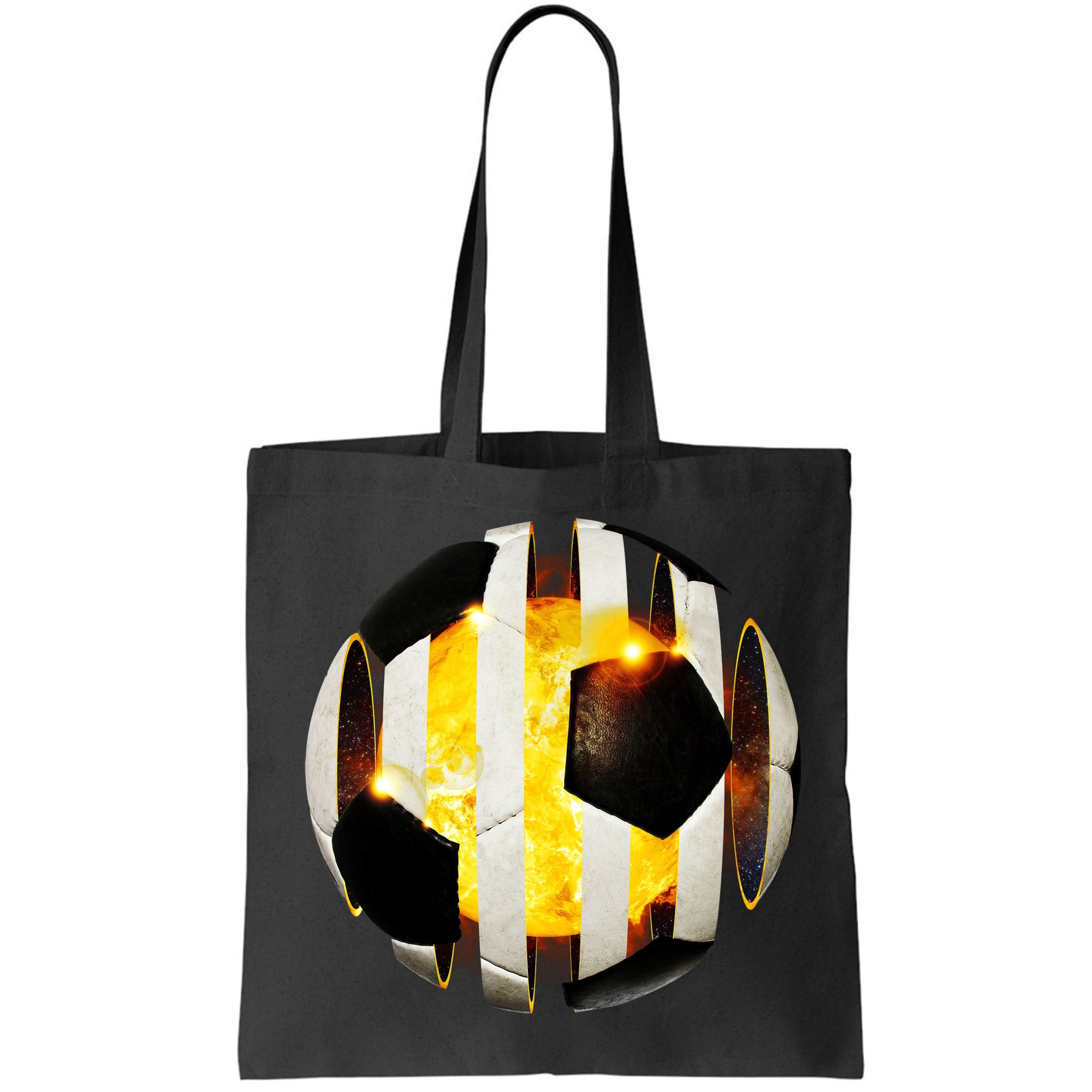 Ripped Soccer Futbol Fire Ball Bag