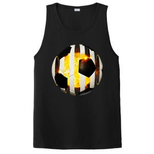 Ripped Soccer Futbol Fire Ball PosiCharge Competitor Tank