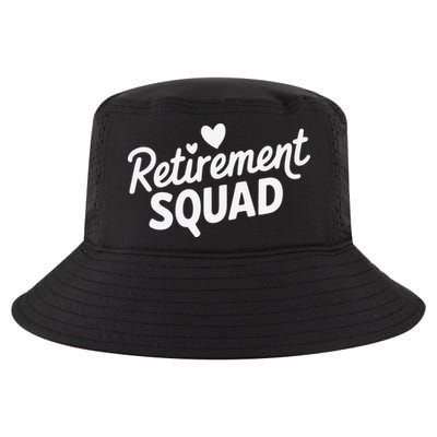 Retirement Squad Fun Retirement Party Celebration Apparel Cool Comfort Performance Bucket Hat