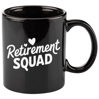 Retirement Squad Fun Retirement Party Celebration Apparel 11oz C Handle Ceramic Mug