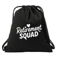 Retirement Squad Fun Retirement Party Celebration Apparel Drawstring Bag