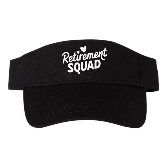 Retirement Squad Fun Retirement Party Celebration Apparel Visor