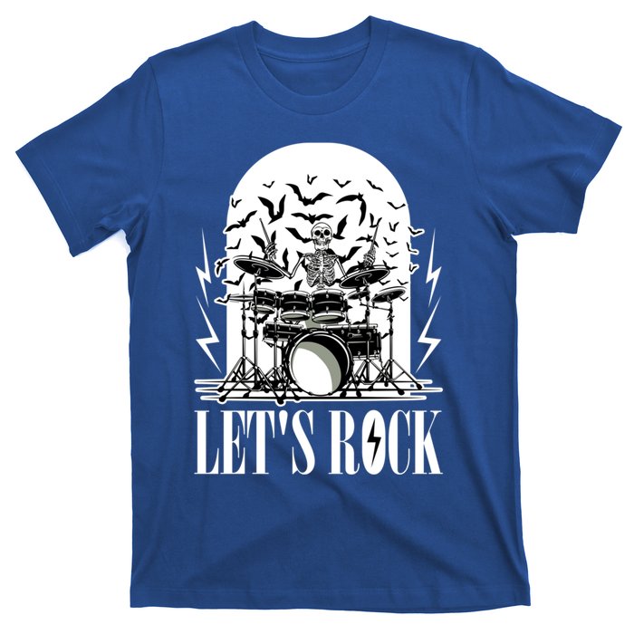 Rocker Skeleton Funny Gift T-Shirt