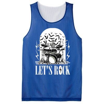 Rocker Skeleton Funny Gift Mesh Reversible Basketball Jersey Tank