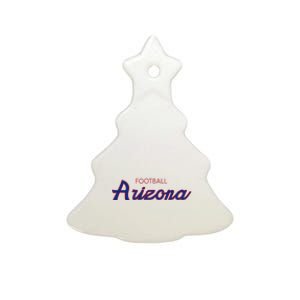 Retro Script Fan Ceramic Tree Ornament