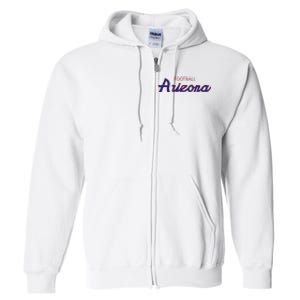 Retro Script Fan Full Zip Hoodie