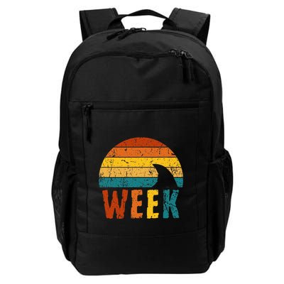 Retro Shark Fin 70s 80s Week Cool Sharks Ocean Animal Lover Backpack