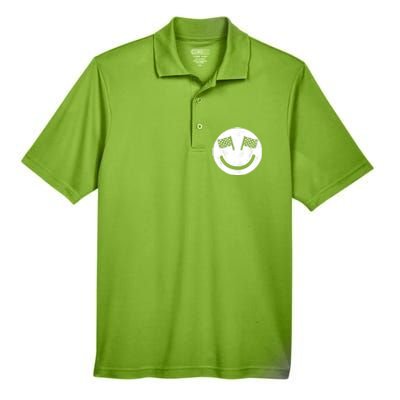 Racing Smile For Race Car Parties Men's Origin Performance Pique Polo