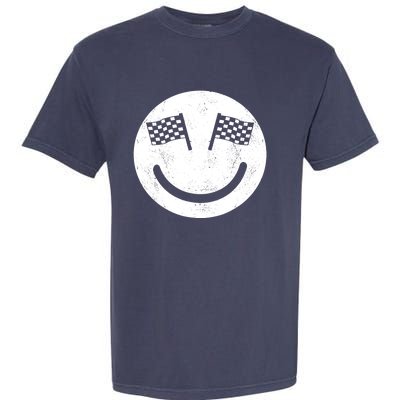 Racing Smile For Race Car Parties Garment-Dyed Heavyweight T-Shirt