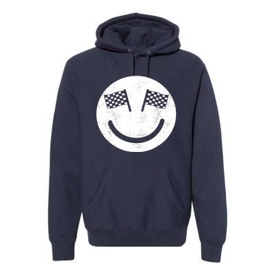 Racing Smile For Race Car Parties Premium Hoodie