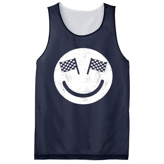 Racing Smile For Race Car Parties Mesh Reversible Basketball Jersey Tank