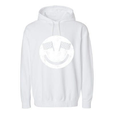 Racing Smile For Race Car Parties Garment-Dyed Fleece Hoodie