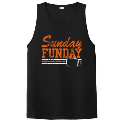 Retro Sunday Funday Football Fan PosiCharge Competitor Tank