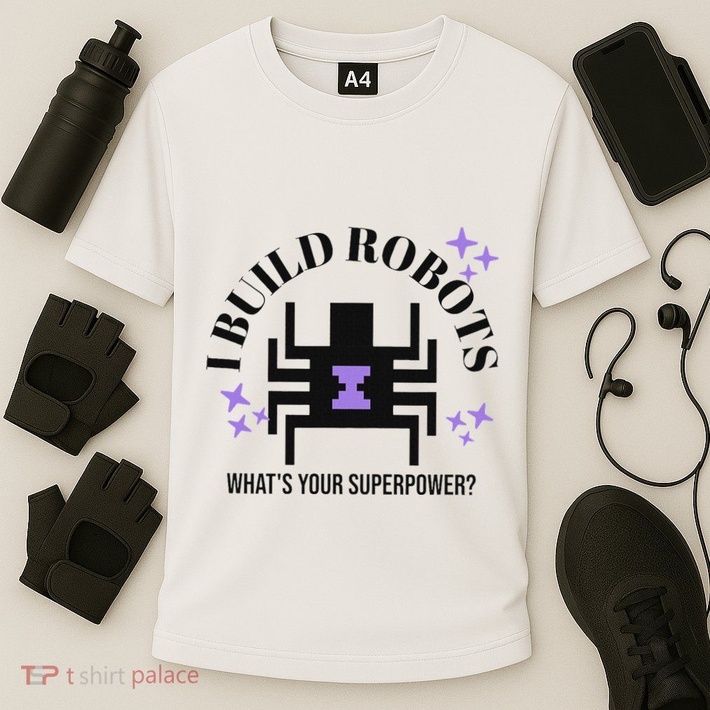 Robotic Superpower Futuristic Design Art Cooling Performance Crew T-Shirt