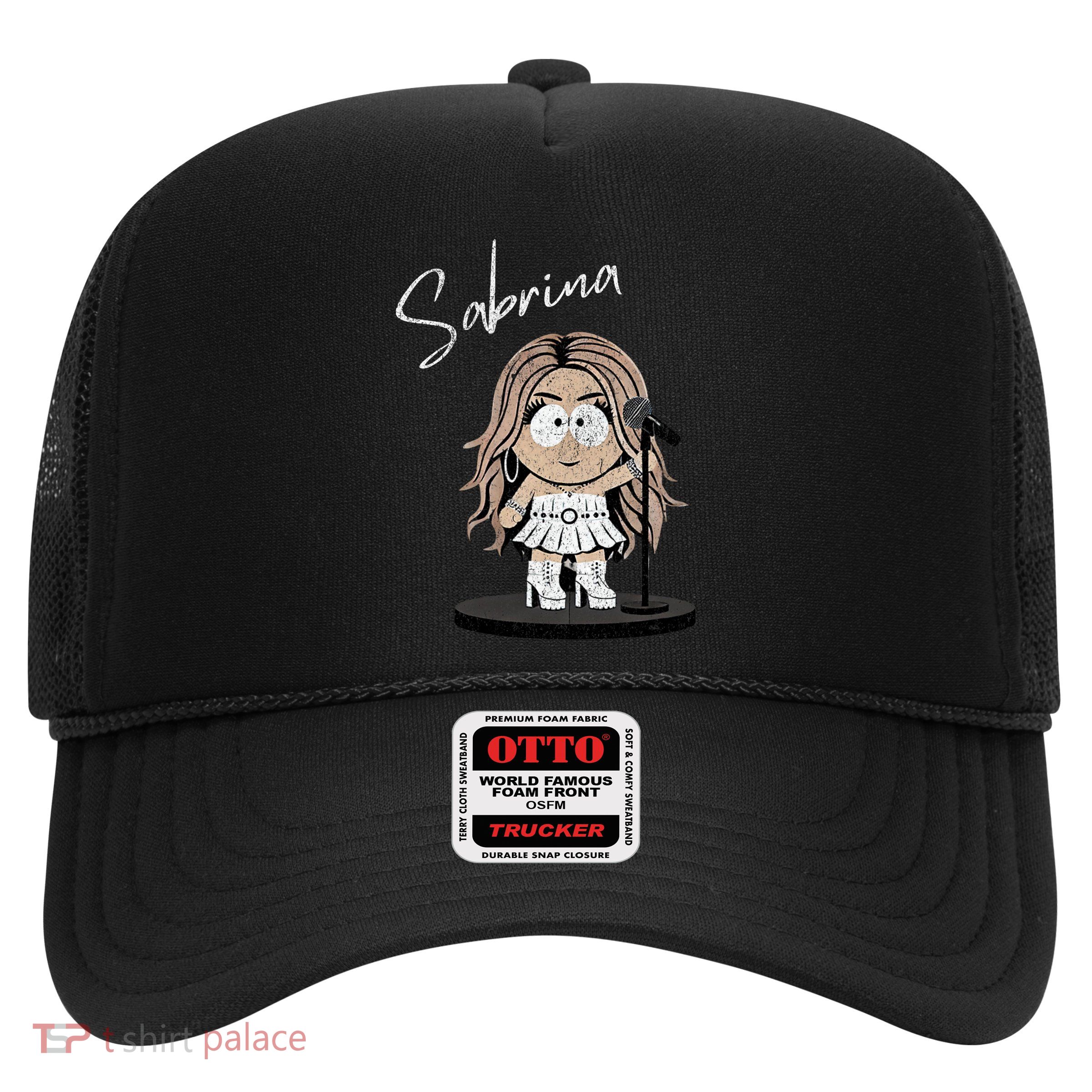 Retro Sabrina First Name Groovy Beach Trucker Hat