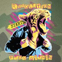 Revolution Starts From Within Lion Quote Legacy Tie Dye Trucker Hat