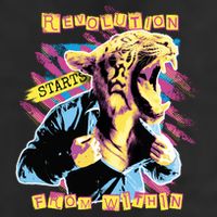 Revolution Starts From Within Lion Quote 25L Jumbo Tote