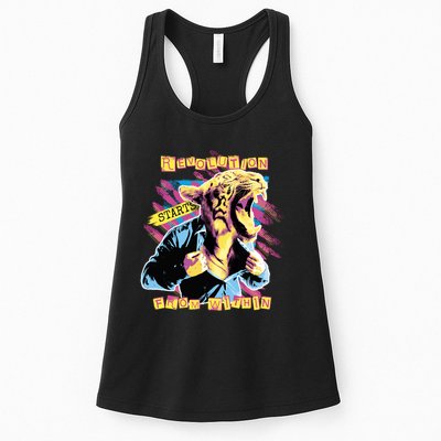 Revolution Starts From Within Lion Quote Womens Tank Top