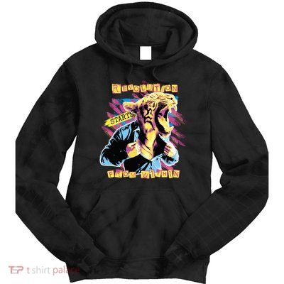 Revolution Starts From Within Lion Quote Tie Dye Hoodie