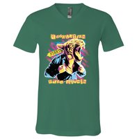 Revolution Starts From Within Lion Quote V-Neck T-Shirt