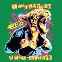 Revolution Starts From Within Lion Quote Button