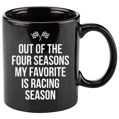 Racing Season Favorite Drag Stock Sprint Race Car Fan Gift 11oz C Handle Ceramic Mug
