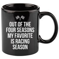 Racing Season Favorite Drag Stock Sprint Race Car Fan Gift 11oz C Handle Ceramic Mug