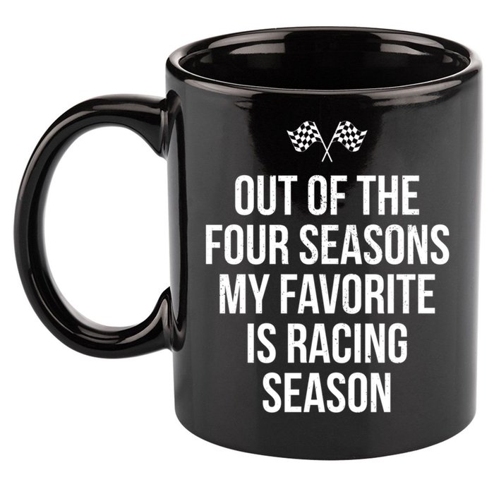 Racing Season Favorite Drag Stock Sprint Race Car Fan Gift 11oz C Handle Ceramic Mug