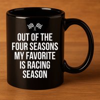 Racing Season Favorite Drag Stock Sprint Race Car Fan Gift 11oz C Handle Ceramic Mug