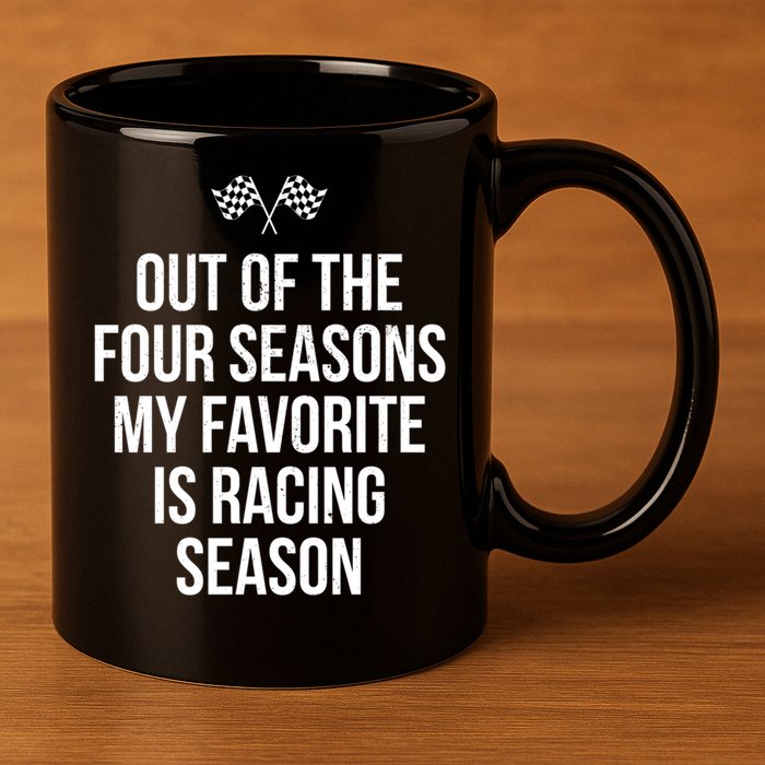 Racing Season Favorite Drag Stock Sprint Race Car Fan Gift 11oz C Handle Ceramic Mug