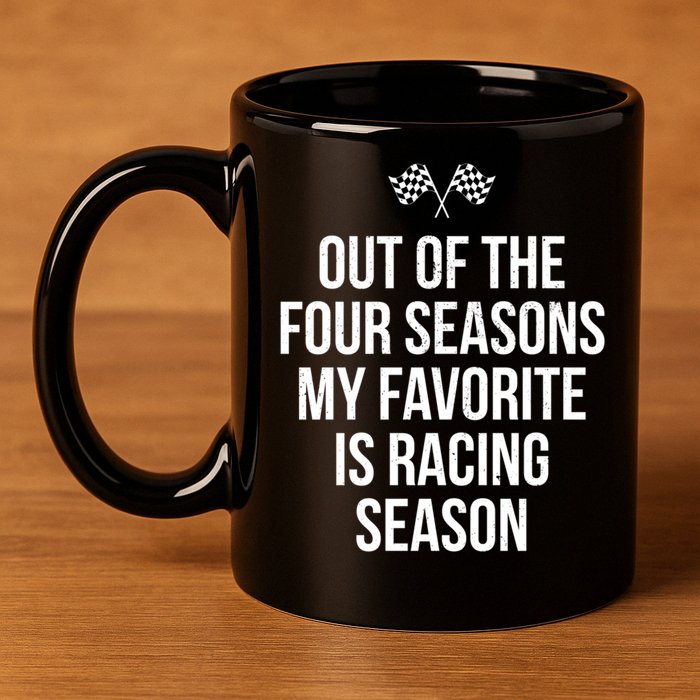 Racing Season Favorite Drag Stock Sprint Race Car Fan Gift 11oz C Handle Ceramic Mug