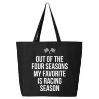 Racing Season Favorite Drag Stock Sprint Race Car Fan Gift 25L Jumbo Tote