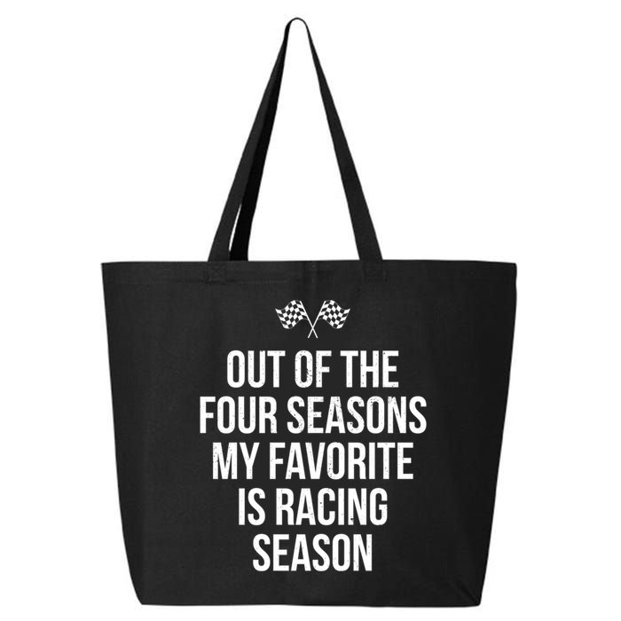 Racing Season Favorite Drag Stock Sprint Race Car Fan Gift 25L Jumbo Tote
