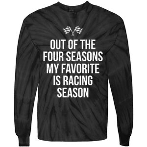 Racing Season Favorite Drag Stock Sprint Race Car Fan Gift Tie-Dye Long Sleeve Shirt