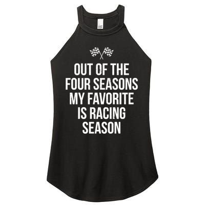Racing Season Favorite Drag Stock Sprint Race Car Fan Gift Women's Perfect Tri Rocker Tank