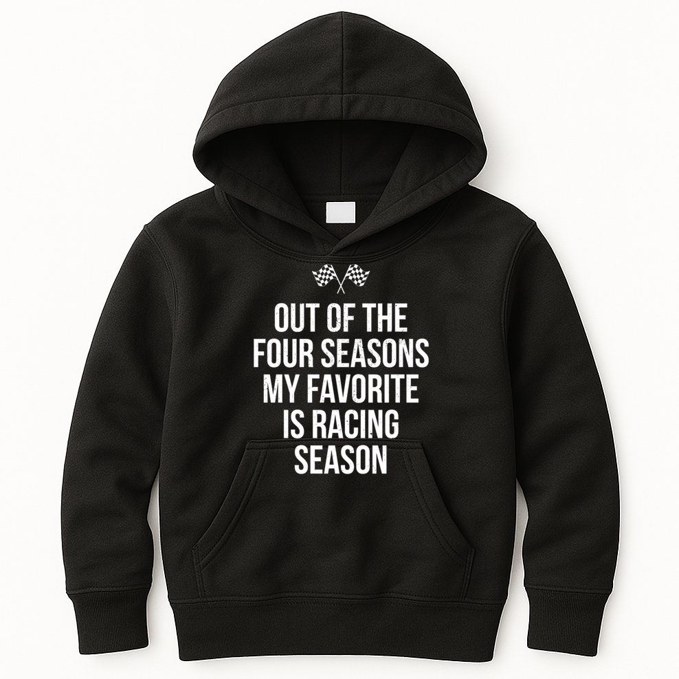 Racing Season Favorite Drag Stock Sprint Race Car Fan Gift Kids Hoodie