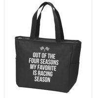 Racing Season Favorite Drag Stock Sprint Race Car Fan Gift Zip Tote Bag