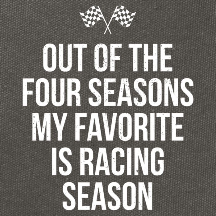 Racing Season Favorite Drag Stock Sprint Race Car Fan Gift Cotton Canvas Backpack