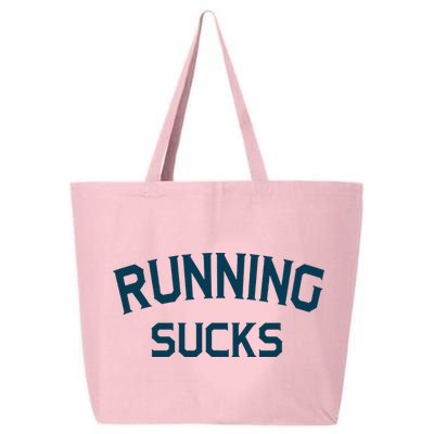 Running Sucks Funny Sport Runner Gift Idea 25L Jumbo Tote