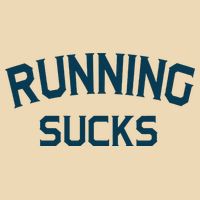 Running Sucks Funny Sport Runner Gift Idea Zip Tote Bag