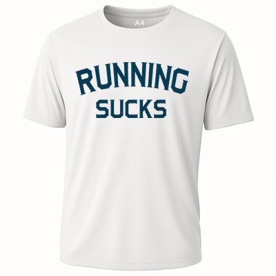 Running Sucks Funny Sport Runner Gift Idea Performance Shirt