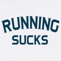 Running Sucks Funny Sport Runner Gift Idea Baby Bodysuit