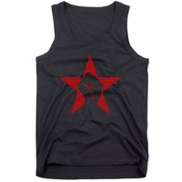 Ratm Star Fist Funny Tank Top