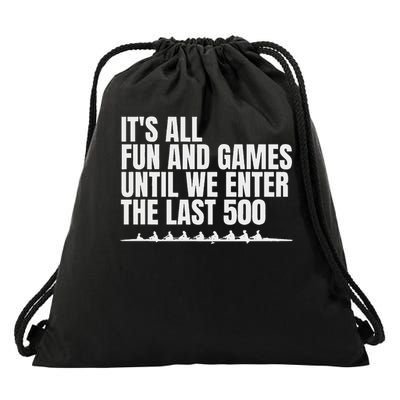 Rowing S For Funny Rowing Crew Gifts Black Cycling Drawstring Bag